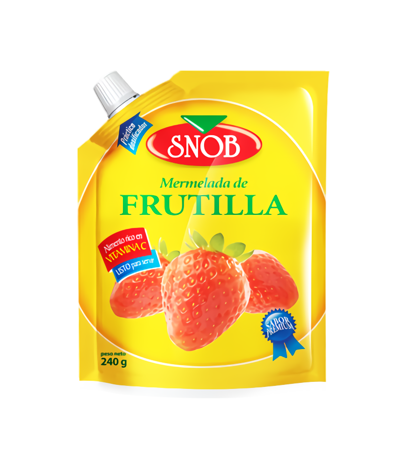 Mermelada Frutilla sin azúcares añadidas 285g - Alimentos Snob